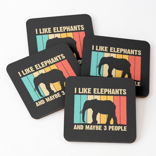 Item preview, I Like Elephant And Maybe 3 People Funny Elephant Design For Elephant Lover designed and sold by SkylerKason.