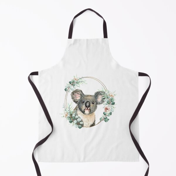 Item preview, Koala Bear in a Floral Gold Wreath Frame designed and sold by tuanviet199.