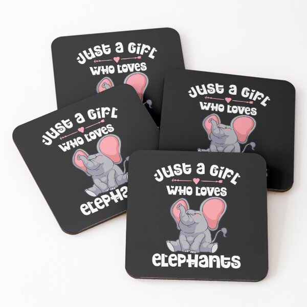 Item preview, Just A Girl Who Loves Elephants designed and sold by SkylerKason.