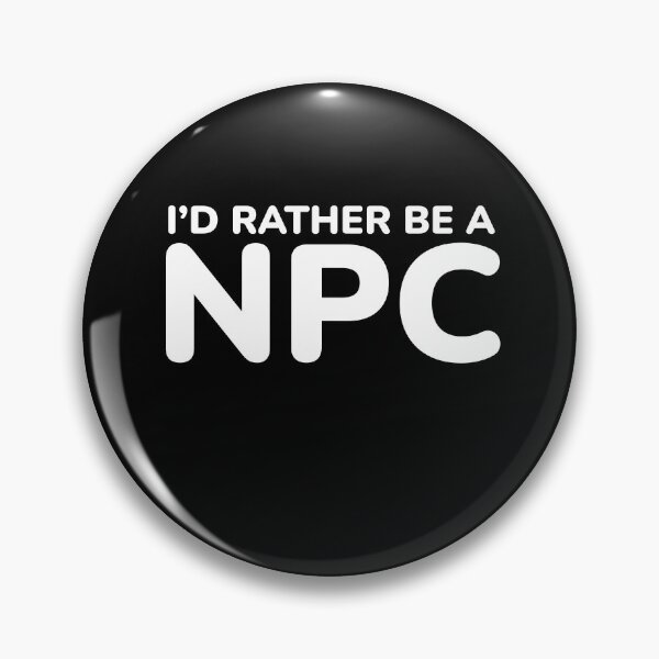 Item preview, introvert gamer i'd rather be a NPC  designed and sold by champagnemoment.