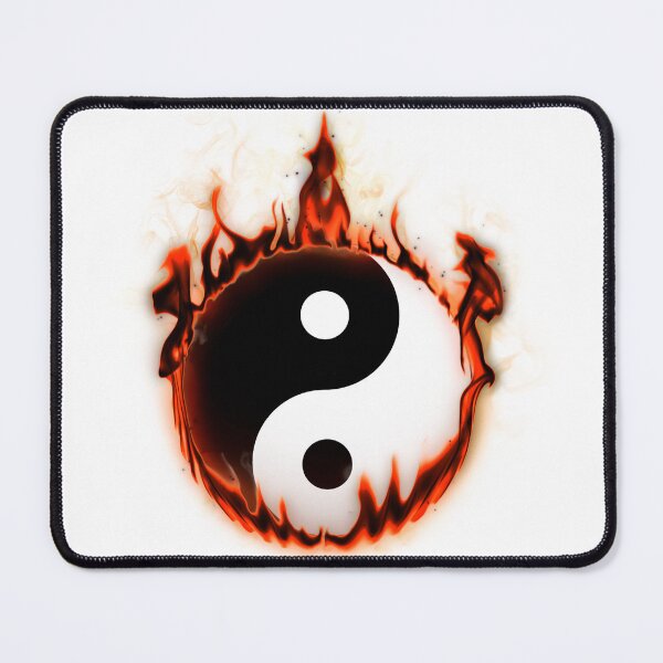 Item preview, Burning Yin Yang Feng Shui Ying Yang Fire Taoism Buddhism designed and sold by Minnesnowta.