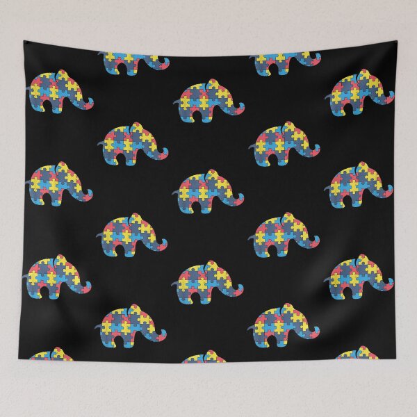 Item preview, Autism Awareness Puzzle Elephant T-Shirt - Perfect 2018 Gift designed and sold by Cansellerma.