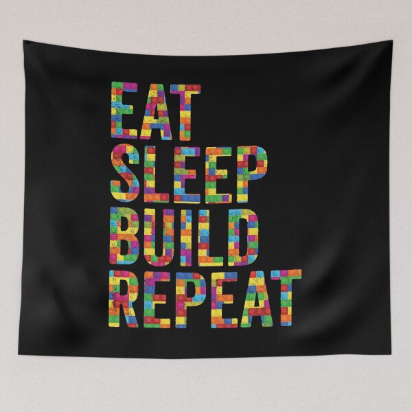 Item preview, Eat Sleep Build Repeat Shirt, Building Blocks Shirt, Bricks Master Builder Shirt, Demo Expert Shirt, Block Birthday Shirt, Building Bricks designed and sold by aymob.