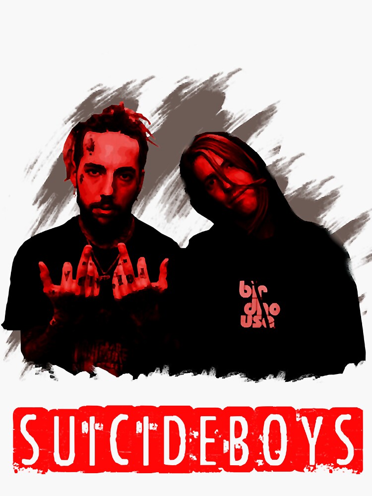 "Suicideboysred" Sticker by MarcoSarabia Redbubble