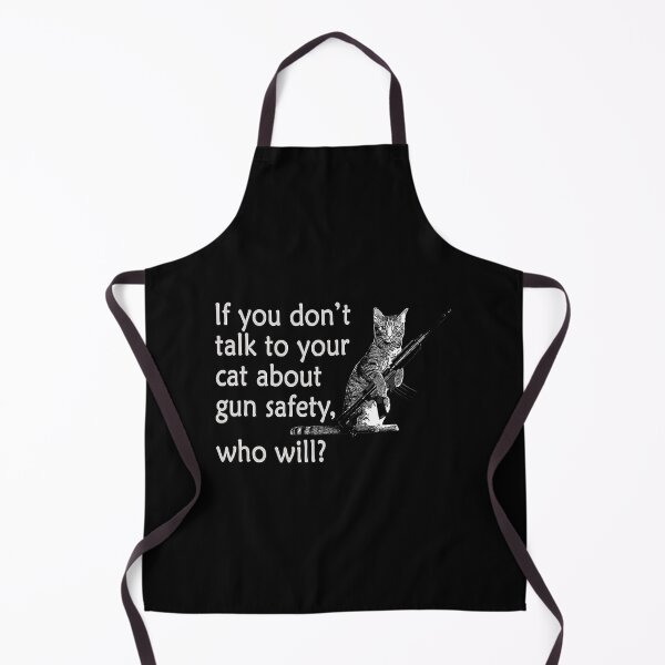 Item preview, Talk to Your Cat About Gun Safety Funny designed and sold by MarcoSarabia.