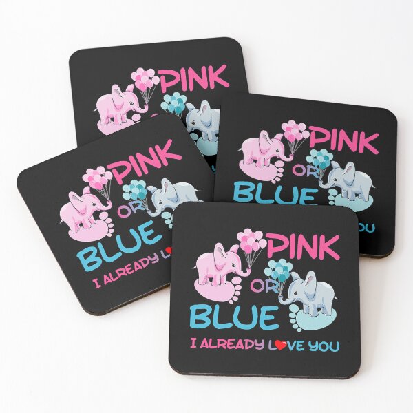 Item preview, Gender Reveal Pink Or Blue I Already Love You Party Supplies Family designed and sold by SkylerKason.