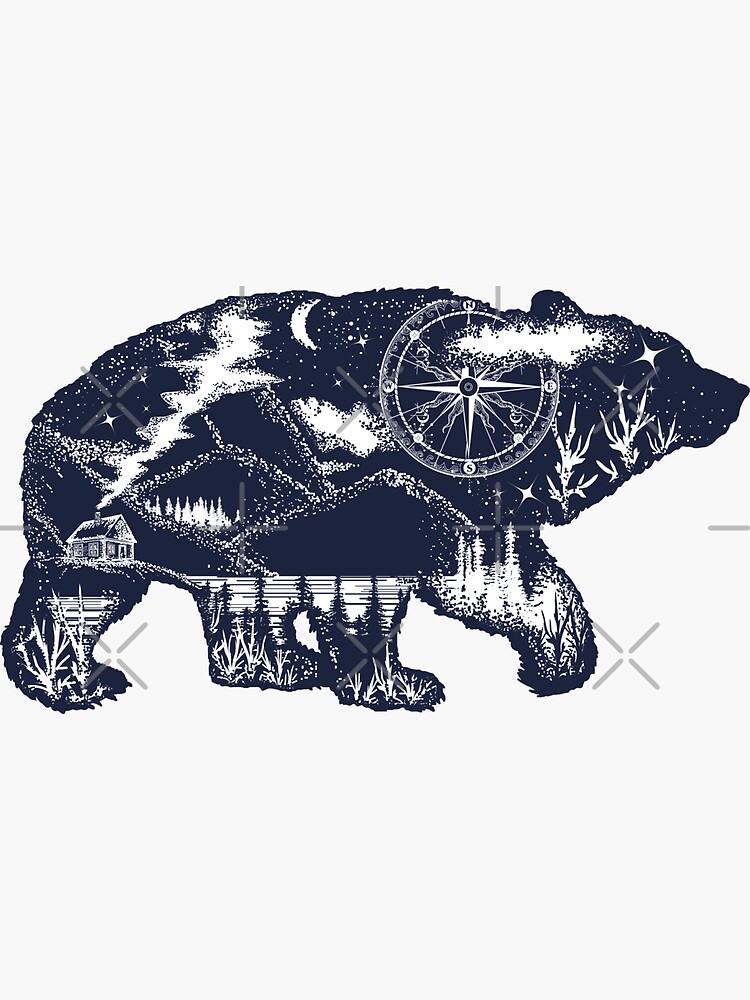 Bear double exposure by intueri