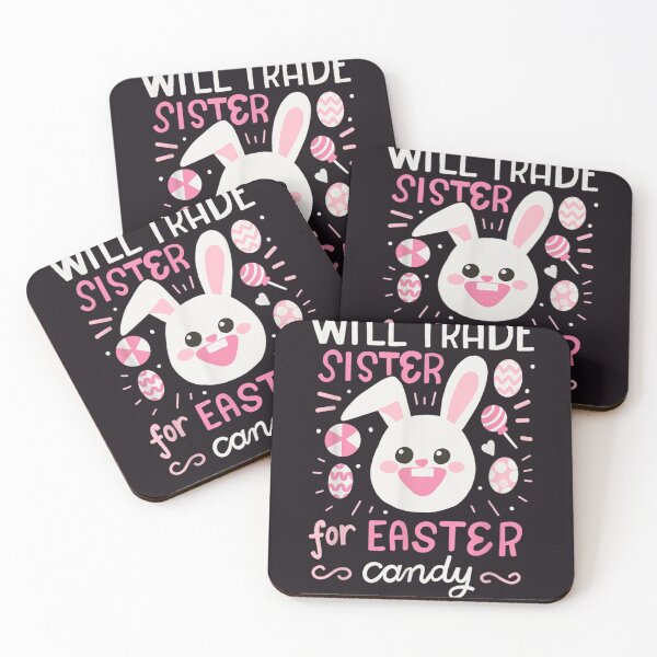Item preview, Will Trade Brother For Easter Candy Girls Kids Easter designed and sold by RobertVandivier.