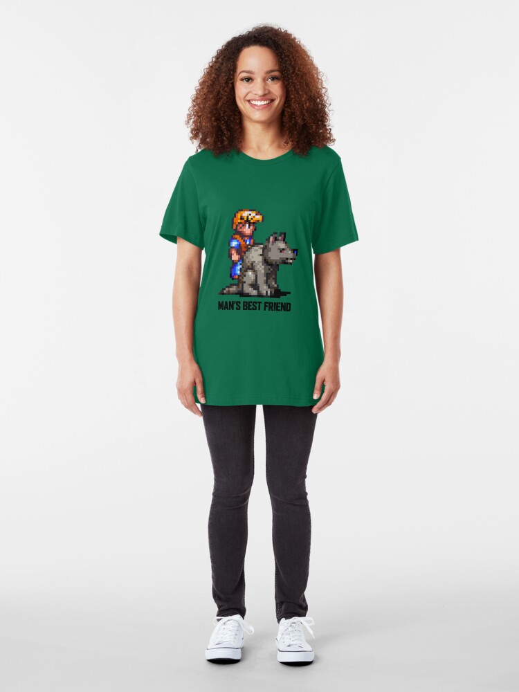 Alternate view of Man's Best Friend Slim Fit T-Shirt