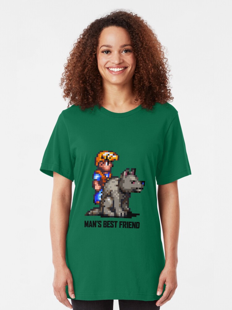Alternate view of Man's Best Friend Slim Fit T-Shirt