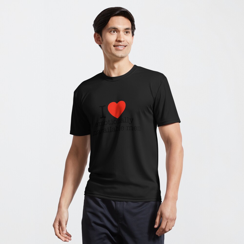 Emotionally Unavailable HEART LOGO TEE / H GRY-