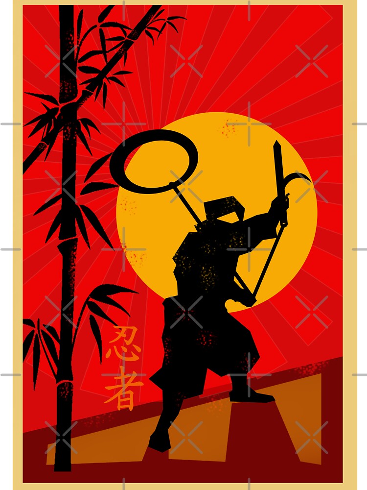 Ninja Bow and Arrow Ninjutsu Art Ninpo Koga Iga - Ninja Greeting Card for  Sale by CattlettArt