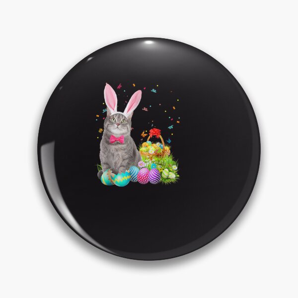 Item preview, Happy Easter Cute Bunny Cat Eggs Basket Men Women Funny designed and sold by RobertVandivier.
