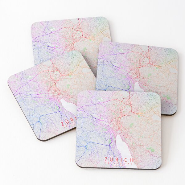 Item preview, Zürich City Map of Switzerland - Colorful designed and sold by deMAP.