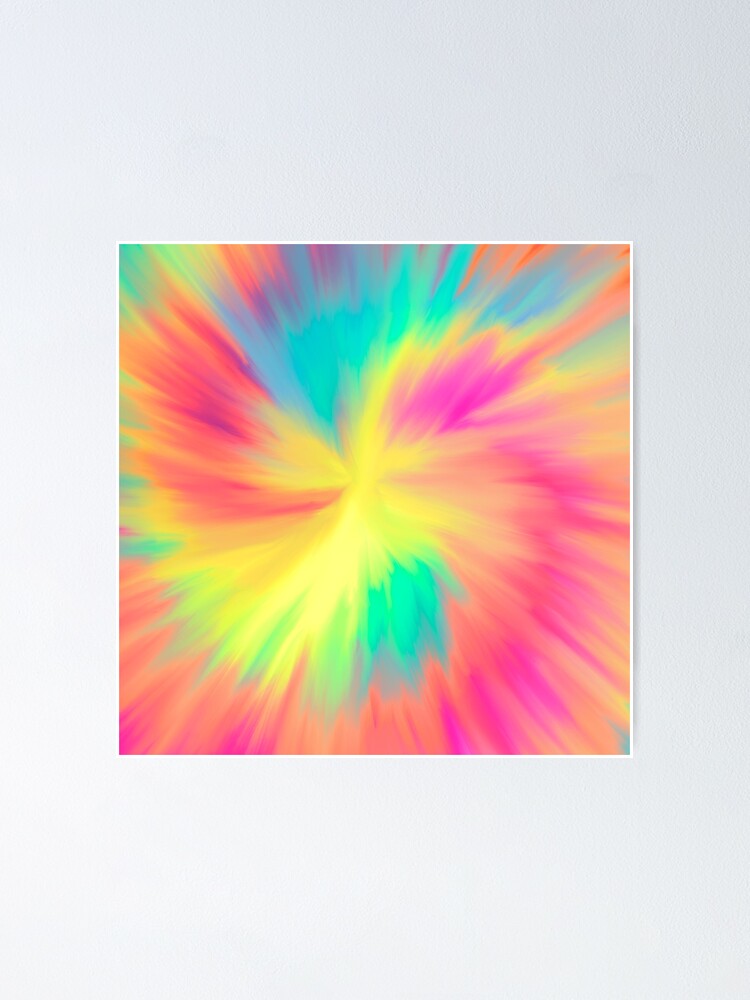 Rainbow Tie Dye Poster For Sale By Tie Dyno Redbubble 9471