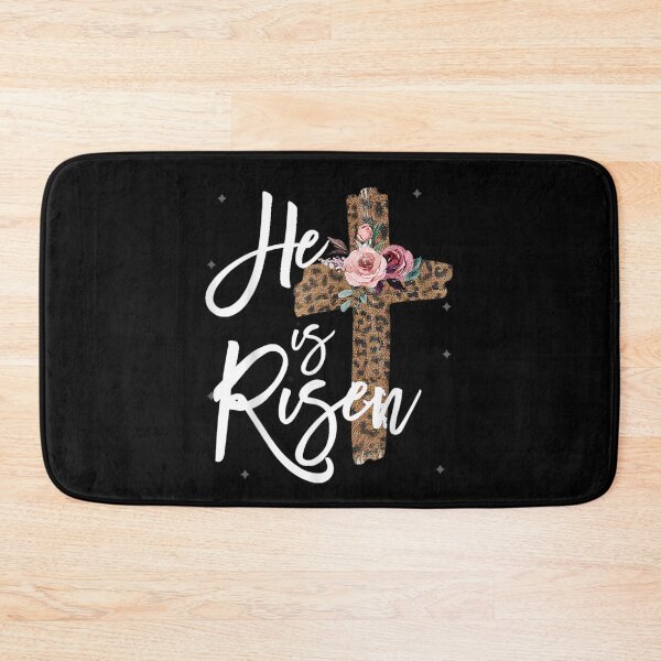 Item preview, He has Risen Easter Day Shirt Jesus Cross Leopard Plus Size designed and sold by RobertVandivier.