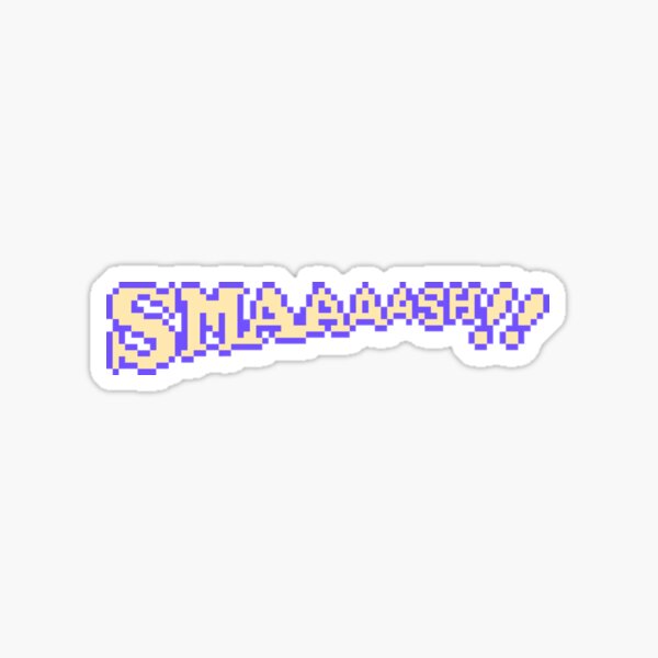 Smaaaash! - Earthbound  Sticker