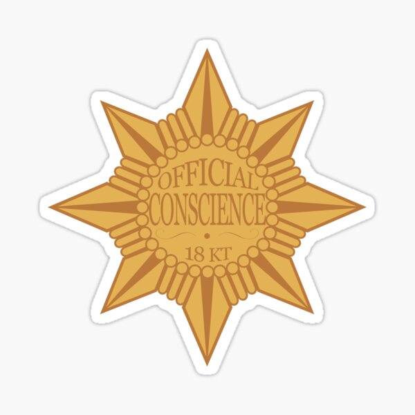 Let Your Conscience Be Your Guide Sticker
