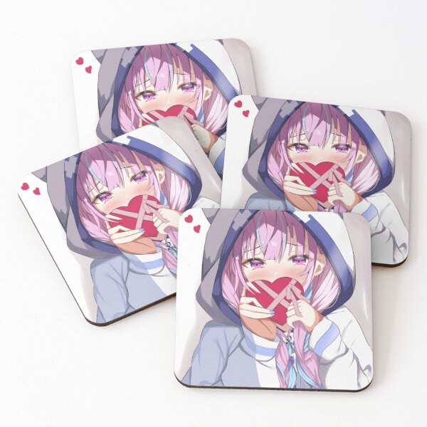 Item preview, Flustered Aqua || Anime girl  designed and sold by AszaAri.
