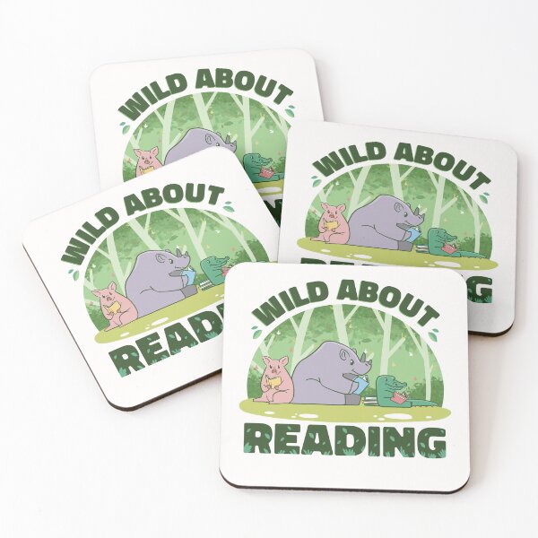 Item preview, Wild About Reading designed and sold by Click-Like.