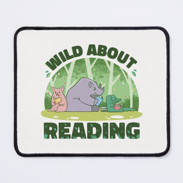 Item preview, Wild About Reading designed and sold by Click-Like.