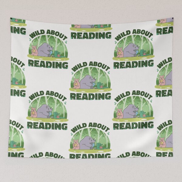 Item preview, Wild About Reading designed and sold by Click-Like.