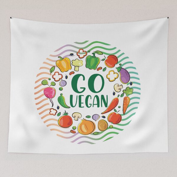 Item preview, Go Vegan yes we can designed and sold by Xavia-blue.
