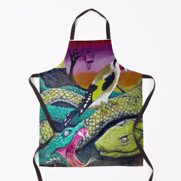 Item preview, Graffiti snake and birds designed and sold by anisbbmbrush.