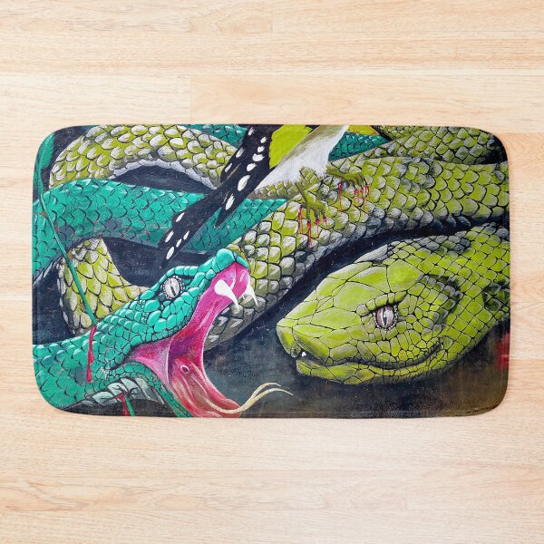 Item preview, Graffiti snake and  birds  designed and sold by anisbbmbrush.
