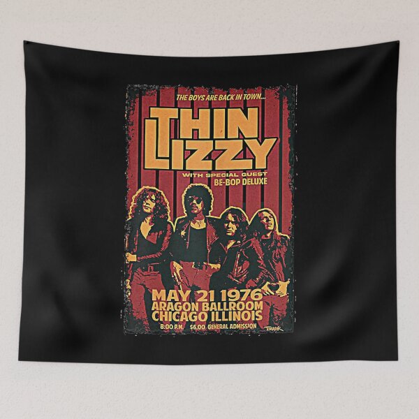 Artikelvorschau, Lustiges Geschenk für Vintage Thins Funny Art Lizzys Band Music Womens Mens Black Rose Phil Lynott entworfen und verkauft von Schiller2003.