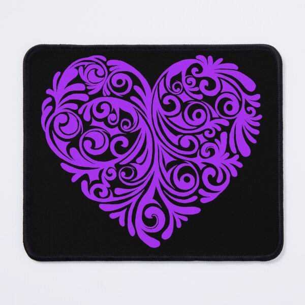 Item preview, Purple Filigree Heart designed and sold by Black-Orc.