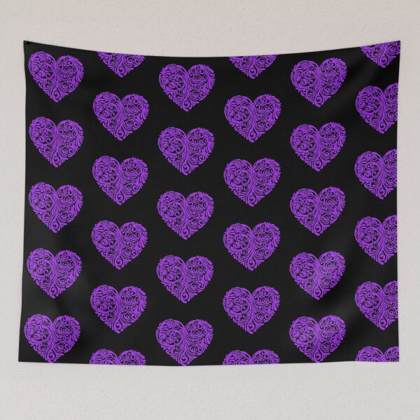 Item preview, Purple Filigree Heart designed and sold by Black-Orc.