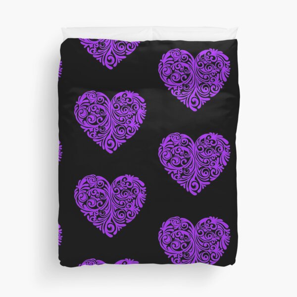 Item preview, Purple Filigree Heart designed and sold by Black-Orc.