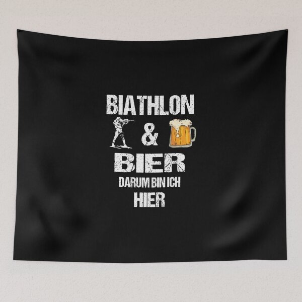 Item preview, Biathlon And Beer That's Why I'm Here Classic T-Shirt designed and sold by rosebell76.