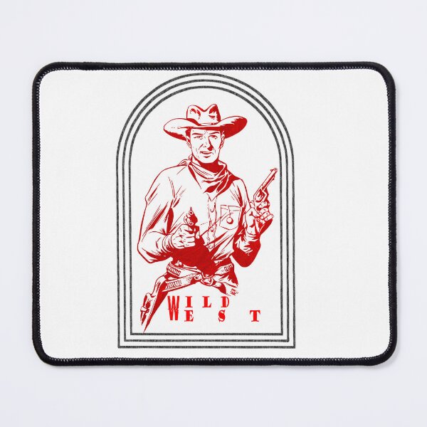 Item preview, Cowboy Wild West Safety Dwight Schrute Sticker designed and sold by SIDEart.