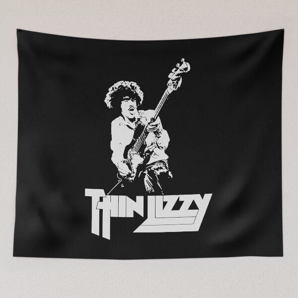 Item preview, Mens Funny West Lizzy Phil Lynott Scribble Tee designed and sold by Schiller2003.
