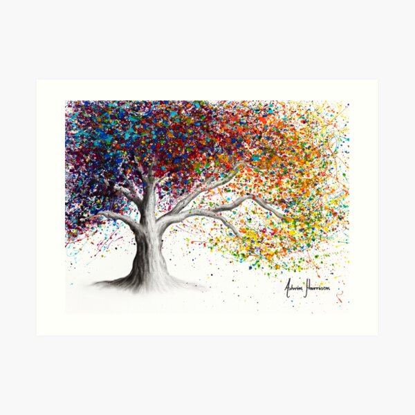Tree of Hope by Ashvin Harrison Fine Art Paper Poster ( Floral & Botanical > Trees art) - 16x24x.25