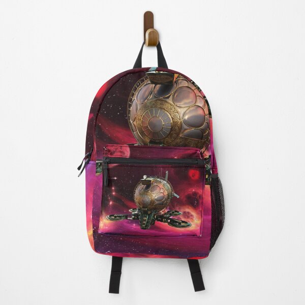 Item preview, Universe with moon and fantasy ship designed and sold by nicky2342.
