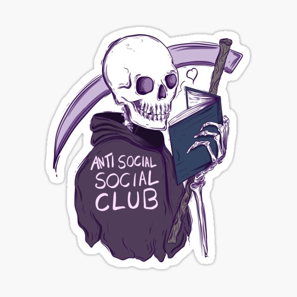 Anti social social club Sticker