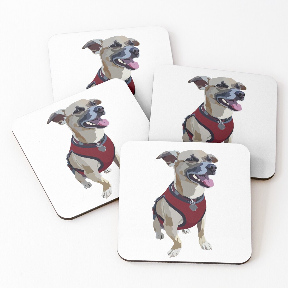 Item preview, Coasters (Set of 4) designed and sold by KatsDogs.