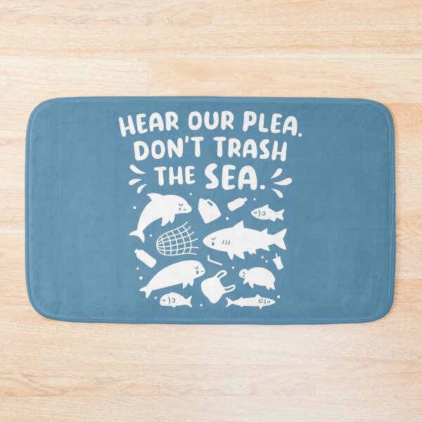 Item preview, Sad Ocean Animals, Hear Our Plea Dont Trash The Sea designed and sold by rustydoodle.