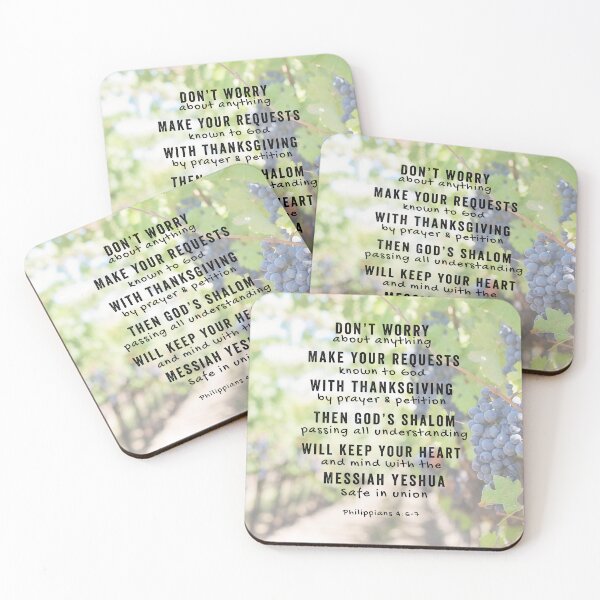 Item preview, Bible Verse - Don’t Worry About Anything - Philippians 4:6-7 designed and sold by JacquelineLim.