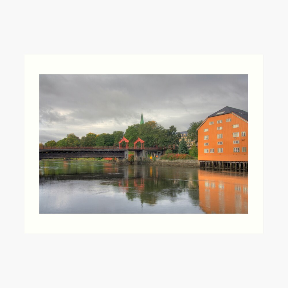 Trondheim - Gamle Bybro Art Print