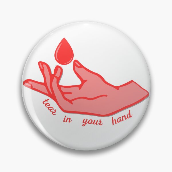 Item preview,  Tear in Your Hand - Tori Amos Song Lyric - Red & Pink designed and sold by Feather n'  Ink.