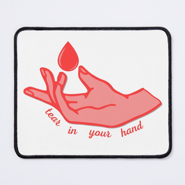 Item preview, Tear in Your Hand - Tori Amos Song Lyric - Red & Pink designed and sold by Feather n' Ink.