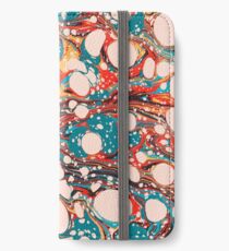 Psychedelic Marbled Paper Splash Blob Pepe Psyche iPhone Wallet/Case/Skin