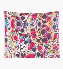 Psychedelic Vintage Marbled Paper Pepe Psyche Wall Tapestry