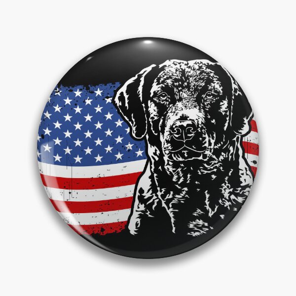 Item preview, Chesapeake Bay Retriever America Flag Patriotic Dog designed and sold by dogarts.