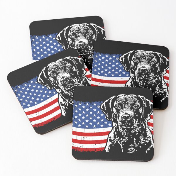 Item preview, Chesapeake Bay Retriever America Flag Patriotic Dog designed and sold by dogarts.