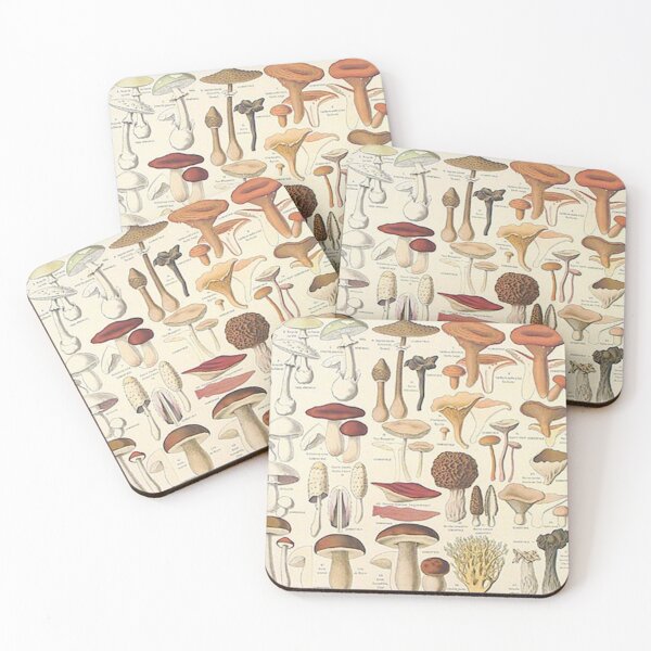 Item preview, Oldish Vintage Mushroom Montage Set #7 designed and sold by Krispsm.